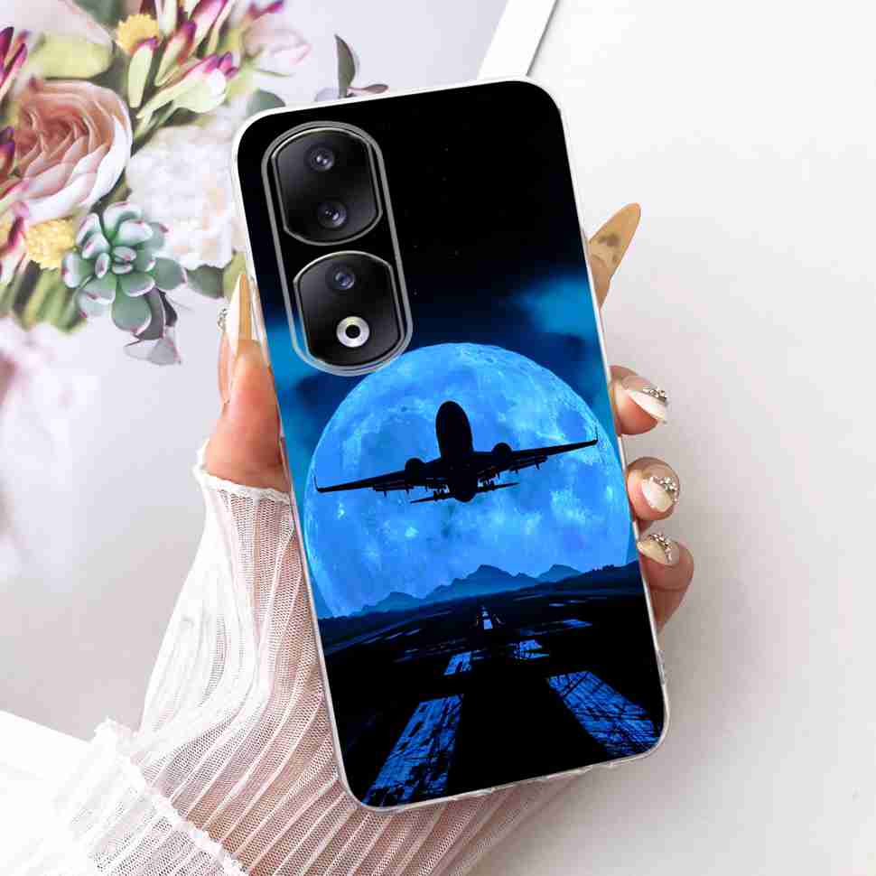 For Honor 90 Pro 5G 6.78" Case Fashion Painted Butterfly Silicone TPU Back Cover For Honor 90Pro 90 PRO 5G REP-AN00 Phone Cases