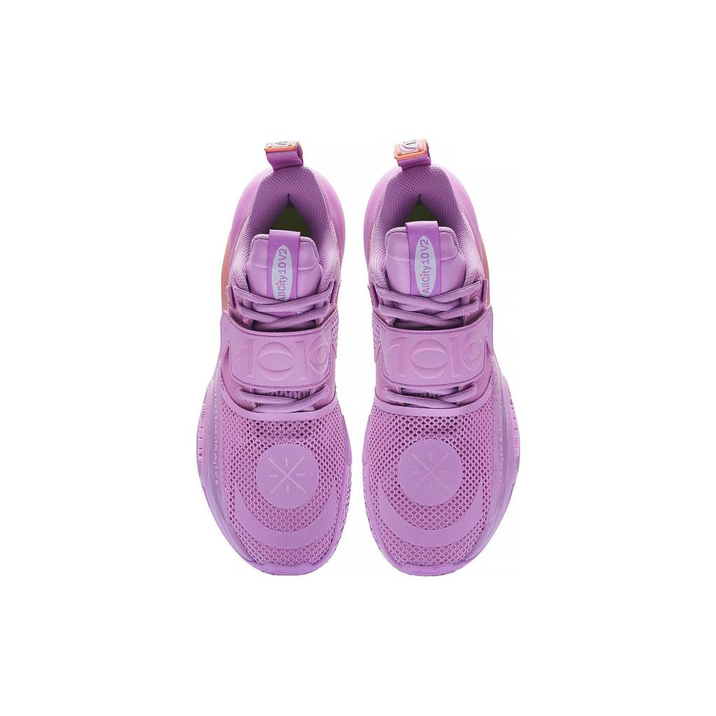 Li Ning All City 10 V2 ' Лавандовый ' Текстиль, ТПУ Амортизация Нескользящая Дышащий Легкий Отскок Низкие ABAS059-9