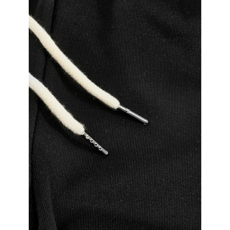 Men's SweatpantsNew Men's Buttoned Webbing Casual Pants Funky Straight Pants Outdoor Trousers