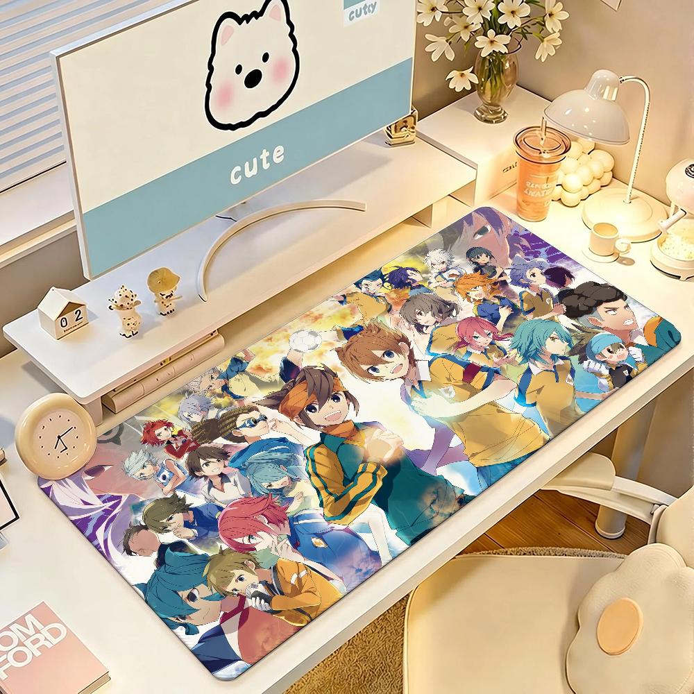 Game Iinazuma Eelevens Mouse Pad Large Nonslip Waterproof Mat Stitched Edge Keyboard Pad For Gaming Daily Office