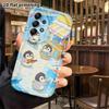 Phone Case: 2D flat Samsung Galaxy A34 A35 M05 M06 S20 S22 S21 FE Plus 5G protective case, Penguin Market, perfect Christmas and Halloween holiday gif
