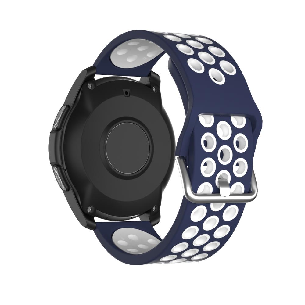 22 мм силиконовый ремешок для часов для Huawei Watch GT GT2 42 мм 46 мм active Элегантный спортивный сменный ремешок Умные аксессуары