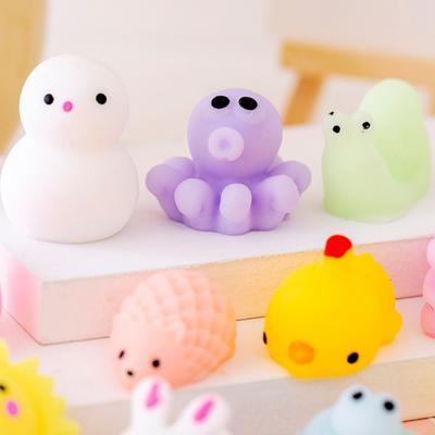 Мультяшная игрушка-моти для сжимания, исцеляющие сенсорные фиджет-игрушки для взрослых, детей, подарки