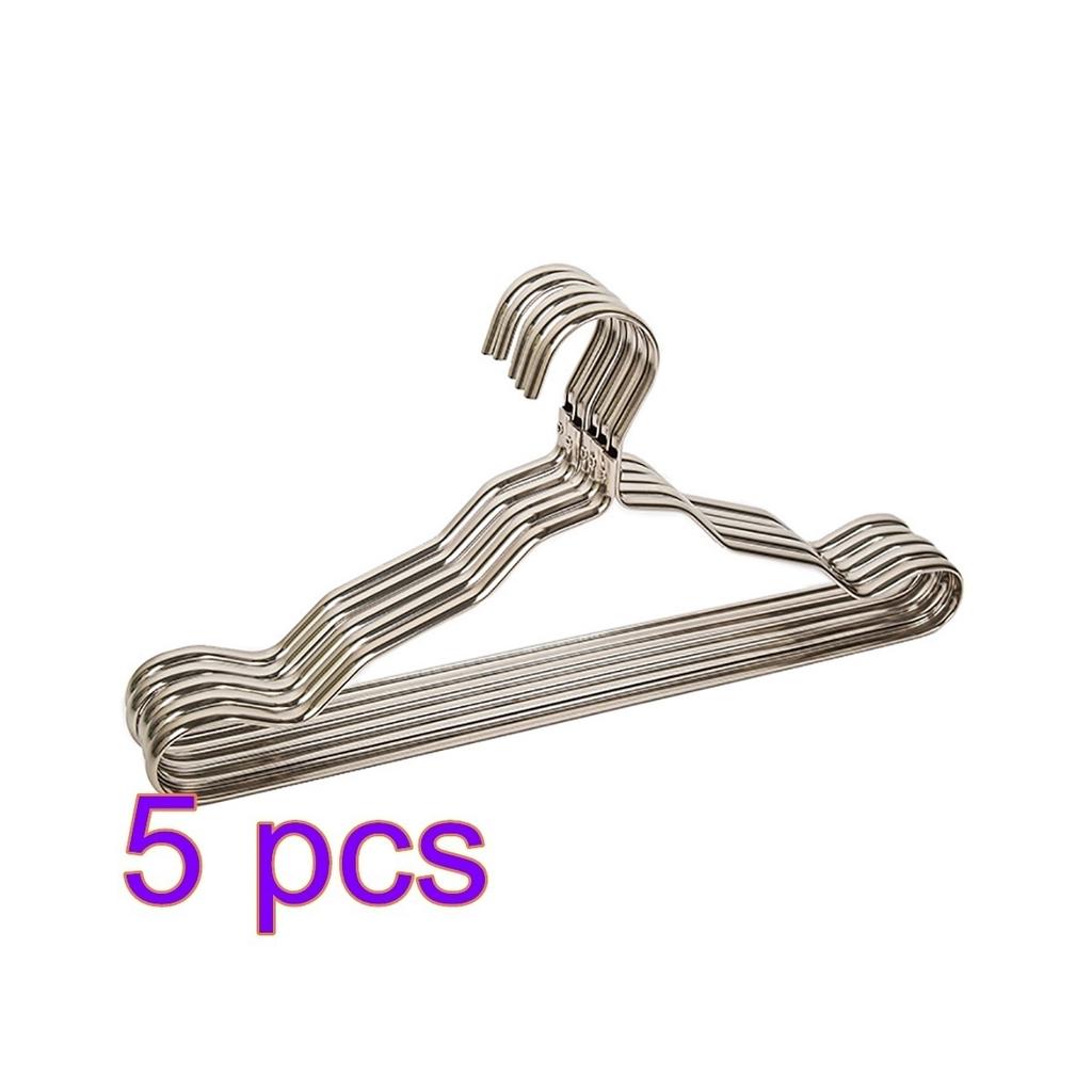 5 шт./компл. вешалка для одежды из алюминиевого сплава, вешалка для одежды для взрослых, бесшовная вешалка для ткани