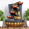 Polyresin Table Top Indoor Outdoor Water Fountain with LED Lights for Home Decor Decoration Showpiece Gift Gifting Item
