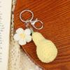 Artificial Crocheted Fruit Decorative Keychains Key Rings Key Chains Rings Holders Bags Pendants Key Holders Gift Accessories