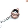 Хромированный металлический брелок-турбокомпрессор, без пластикового вращающегося компрессора