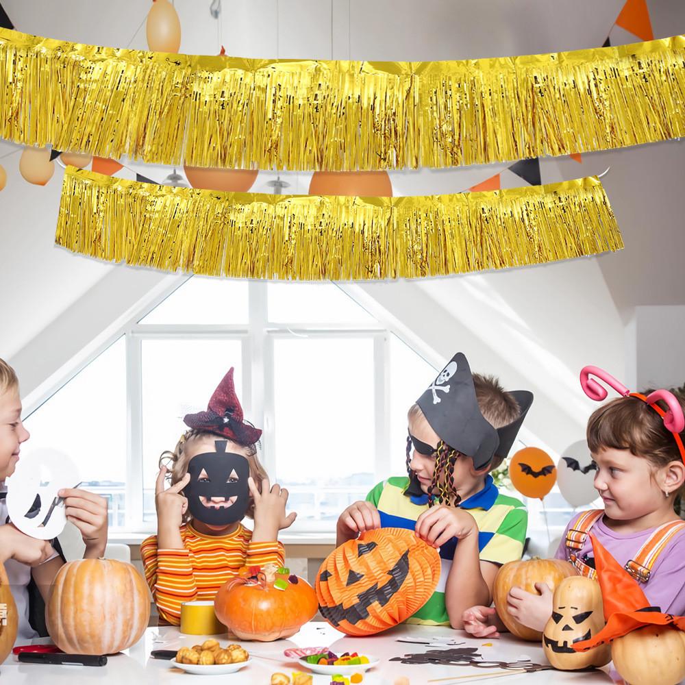 Elegant Multi-color Rain Curtain Streamer Banners For Stunning Wedding Party Decorations