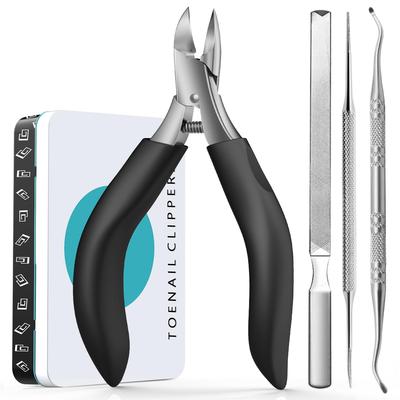 Кусачки для ногтей Кусачки острые Даже пожилые люди могут обрезать толстые вросшие ногти и ногти на ногах с небольшим усилием RONAVO Кусачки для ногтей для высоких высоких удлиненных