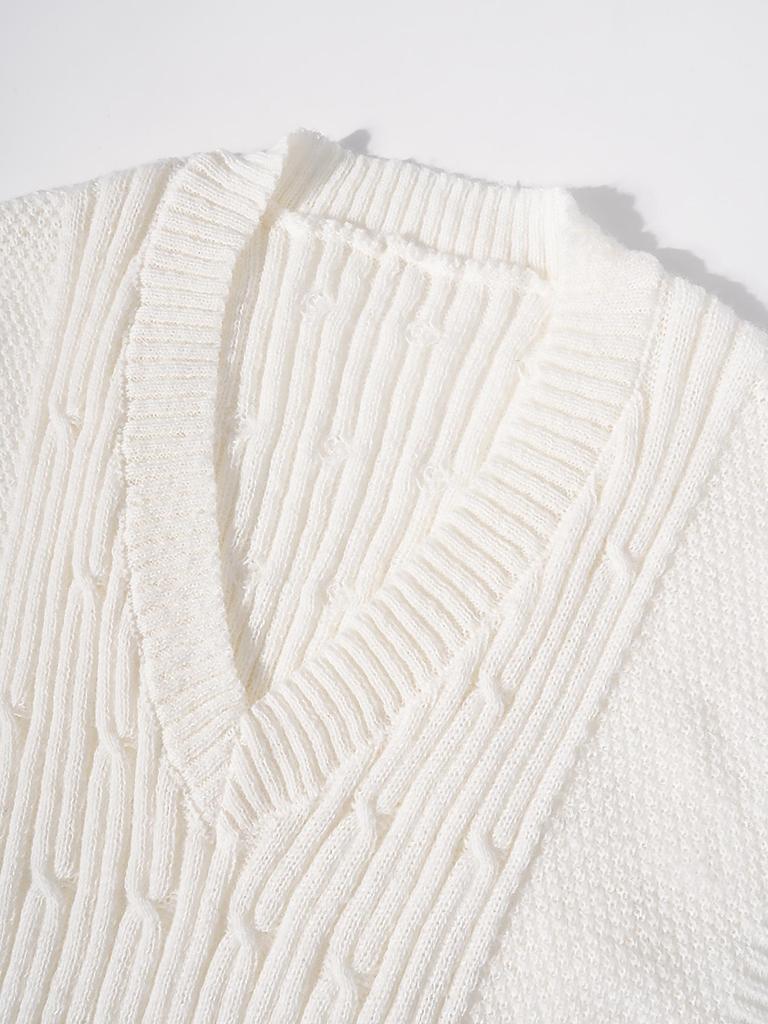 Women's Loose Sleeveless Knitted Sweater Vest - Autumn/Winter 2025 Collection