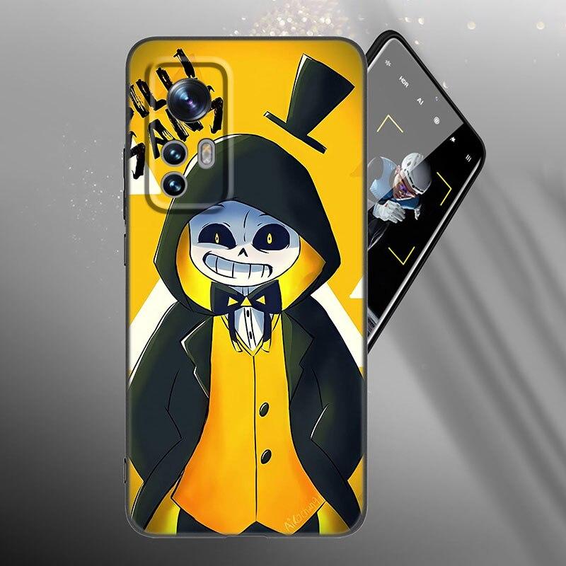 Undertale Sans Doggo Phone Case For Xiaomi Mi 10T 11i 11T Note 10 11 Lite NE F1 POCO F3 M3 X3 GT NFC M4 X4 Pro 5G Black Cover