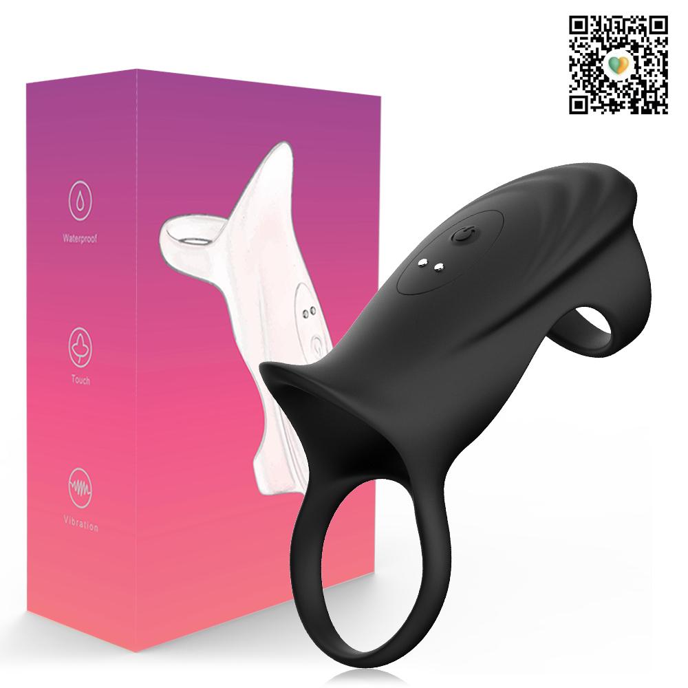 App Control Penis Sleeve Vibrator Ejaculation Delay Cock Ring G Spot Stimulation Couples Adult Sex Toys For Men Women 18+