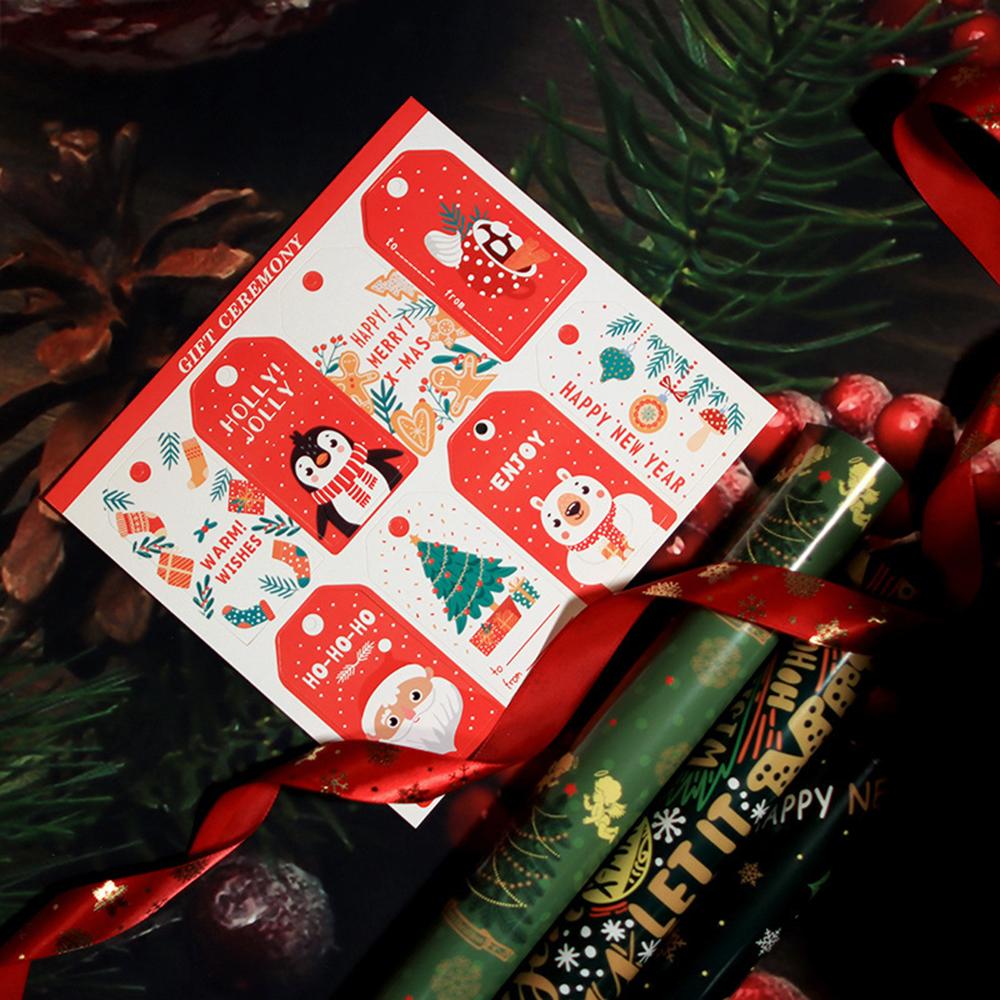 Decorative Packing Paper Patterned Christmas Wrapping Paper Festival Wrapping Paper Colorful For Celebrations Christmas Parties