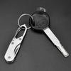 Mini High Hardness All Steel Portable Folding Knife Outdoor Camping Knives Fishing Knife Keychain Unboxing Knives