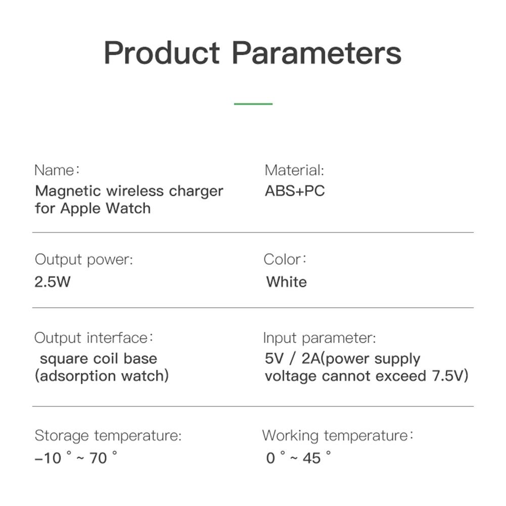 Модернизированное зарядное устройство для часов длиной 5,0 футов / 1,5 м для портативного беспроводного зарядного кабеля iWatch, совместимого с Apple Watch Series SE/7/6/5/4/3/2/1