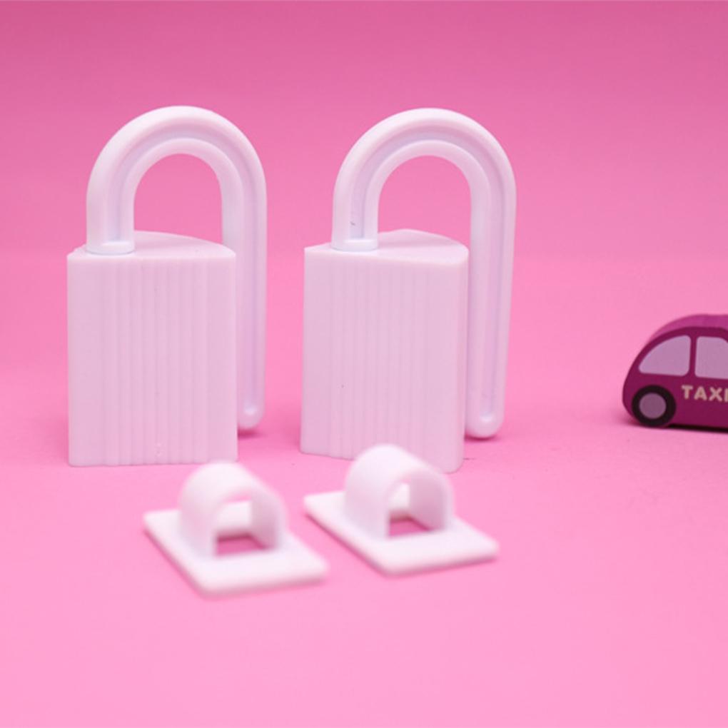 ABS Baby Fingertip Hand Protector Self-adhesive Cupboard Closet Children Safety Door Stopper Stop Clip Hinge Guard