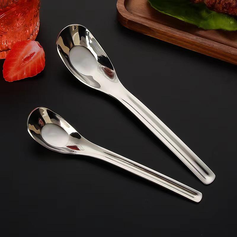 Нержавеющая сталь утолщение ложка креативная длинная ручка отель тушеное мясо ложка половник суп домашняя кухня основные инструменты