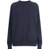 Shop   Women Round Neck Stitch Pocket Raglan Sweatshirt Tee Dai Wsh 20327 White