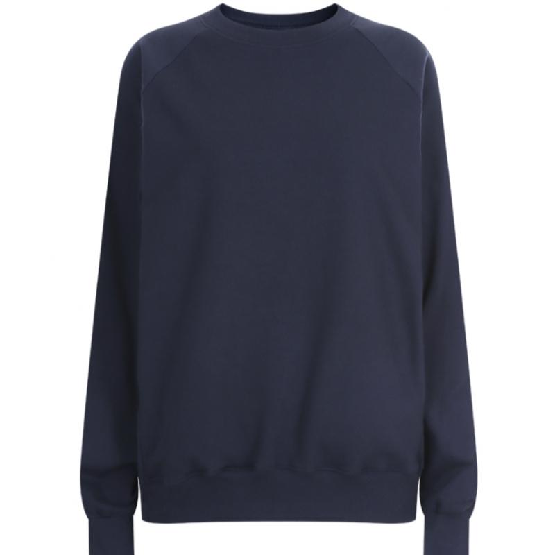 Shop Women Round Neck Stitch Pocket Raglan Sweatshirt Tee Dai Wsh 20327 White