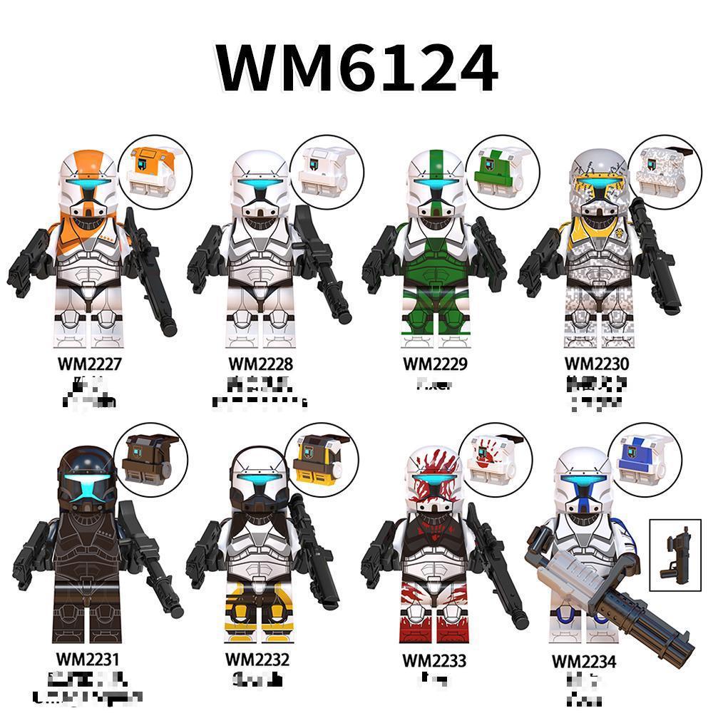 WM61232234 Серия научно-фантастических фильмов Головоломка Сборка Строительные блоки Куклы Игрушки