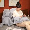 Soft Lying Elephant Throw Pillow Plush Toy Doll Baby Elephant Doll Children Accompany Soothing Doll
