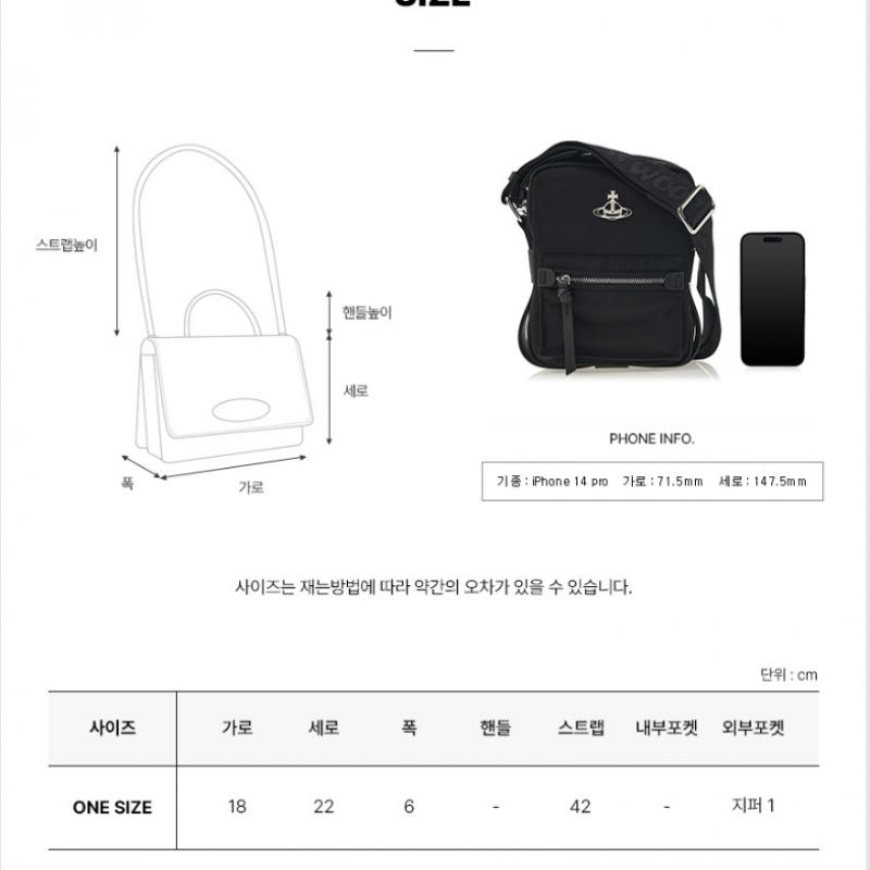 Vivienne WeStwood SS25 Men S jackSon Logo croSSbody Bag 4803000bu W001y N401