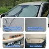 Солнцезащитные чехлы на лобовое стекло автомобиля, универсальный складной козырек на лобовое стекло, авто солнцезащитный козырек на окно, аксессуары
