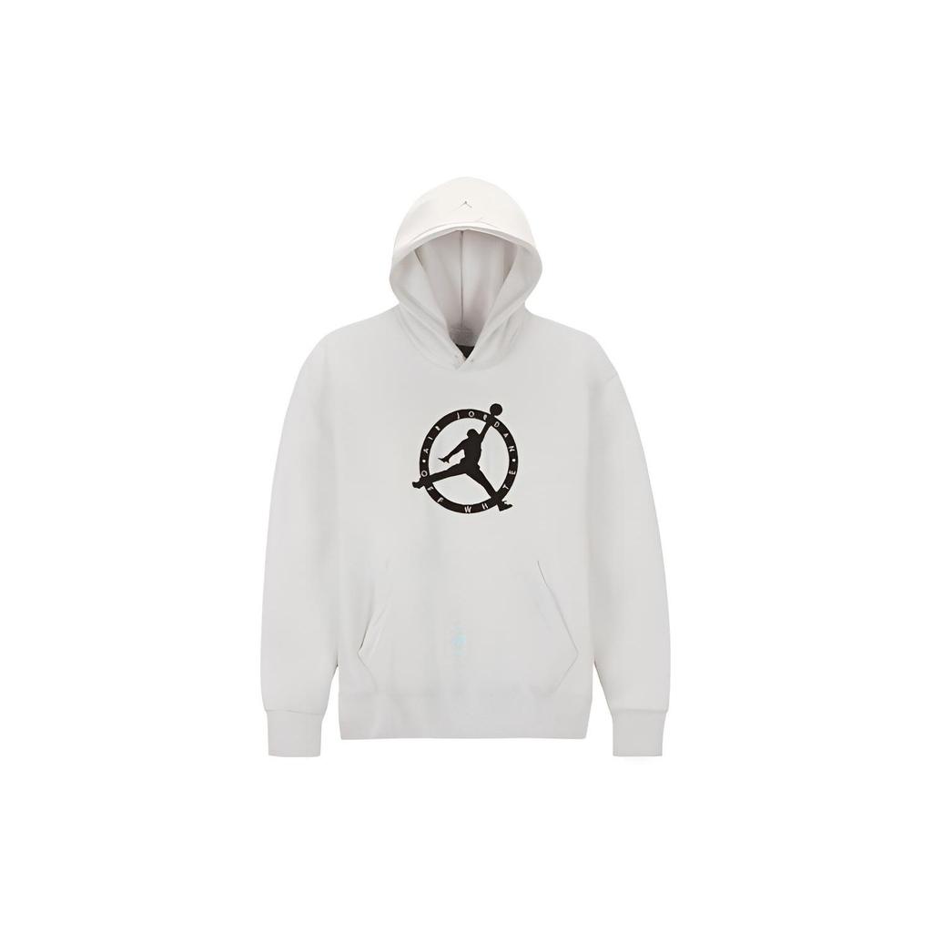 Мужские топы с капюшоном Air Jordan x Off-White MJ белого/черного/зеленого цвета DM0059-054