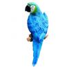 Resin Decor Craft Decoration Simulation Parrot Bird Sculpture Wall Hanging Garden Decoration