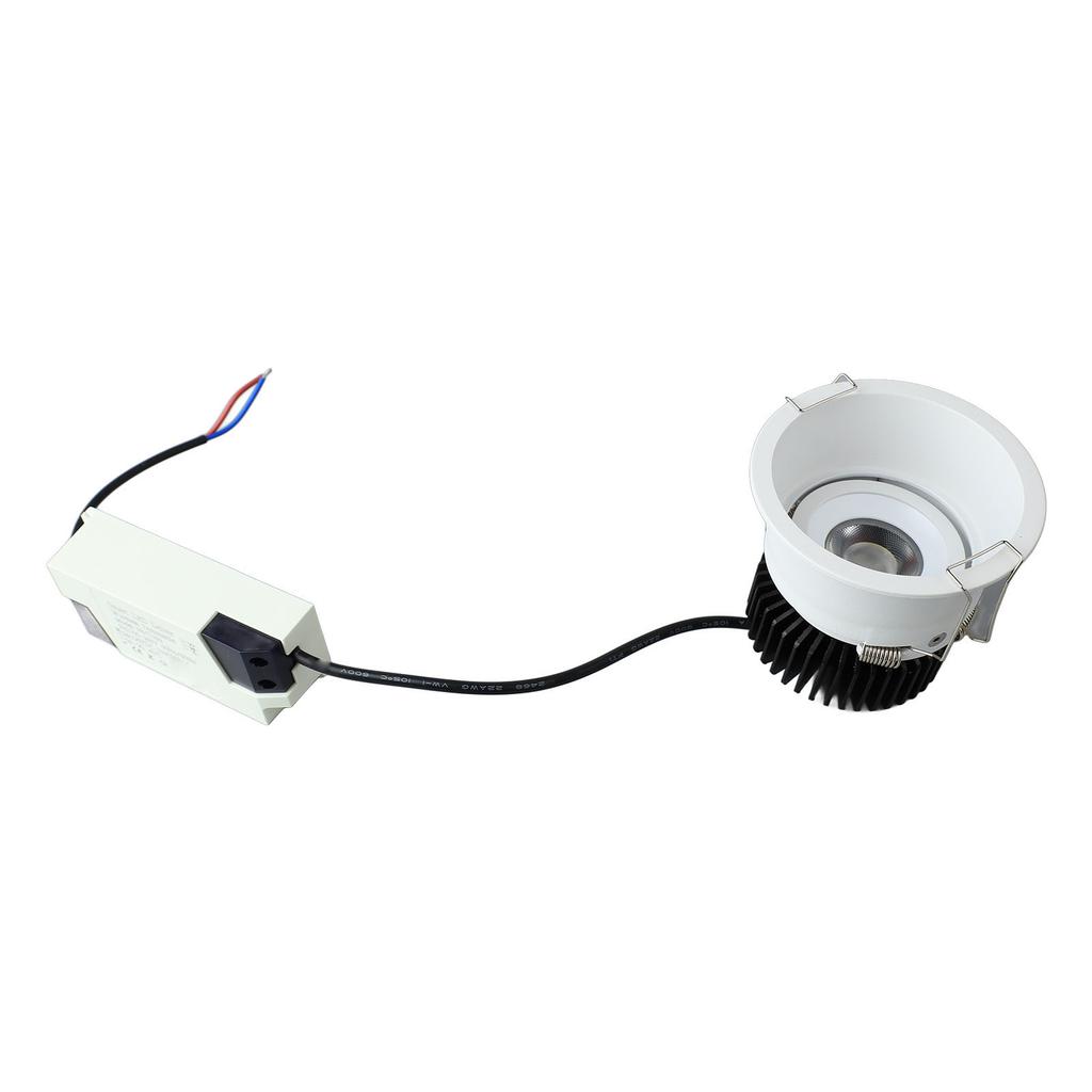 10W Recessed LED for Light Absorption 30 degrees 100 to 265V Embedded Downlight for Living Room Hotel