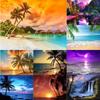 5D Diamond Painting DIY Sea View Series Full Diamond Handmade Diamond Embroidered Mosaic Pattern Home Bedroom Decoration Gift