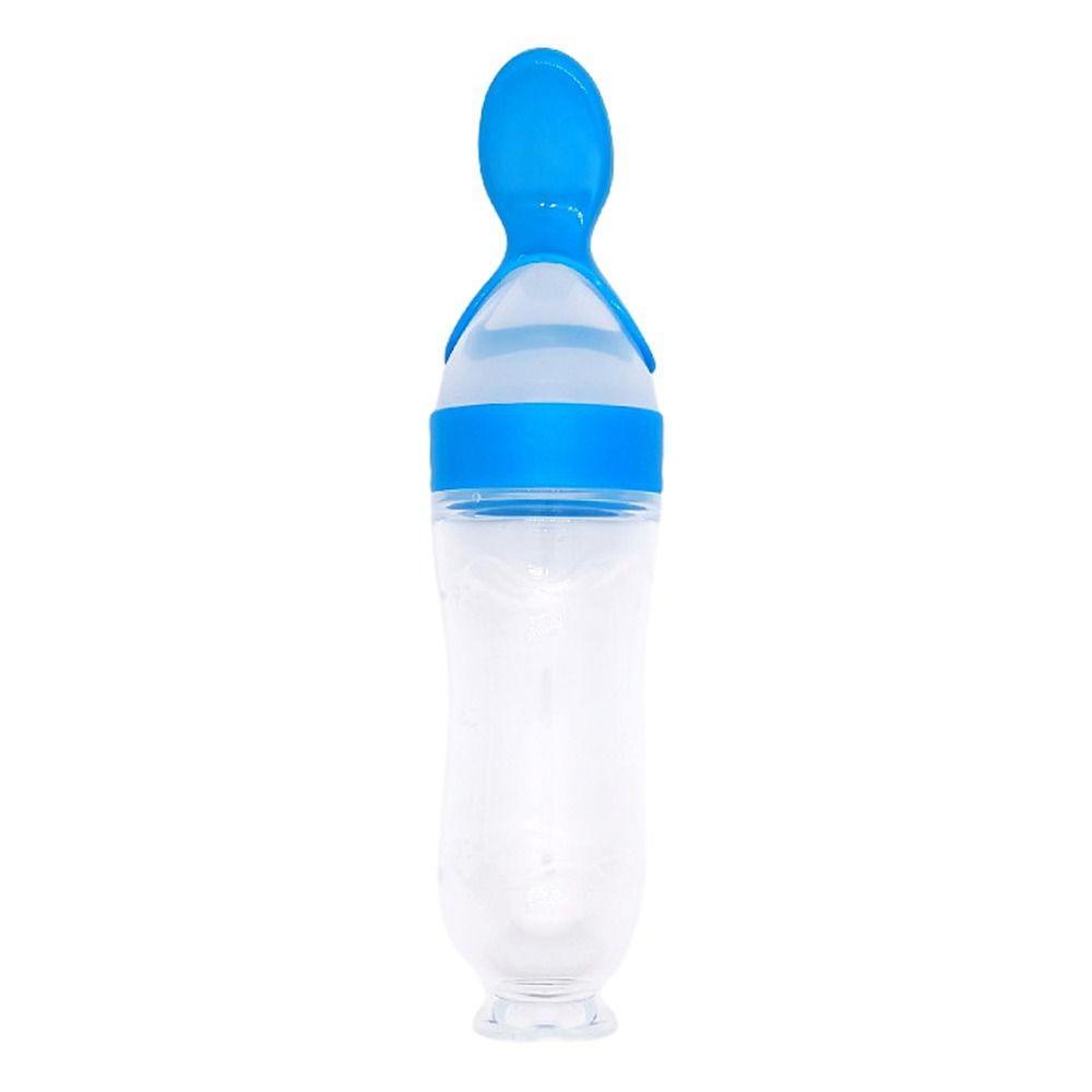 Silicone Feeding Bottle Squeezing Baby Tableware Useful Milk Bottle Newborn
