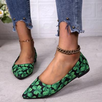 2024 Горячая Распродажа Туфли для женщин One Kick Женские балетки Осенние туфли с острым носком Разноцветные плоские повседневные удобные туфли на плоской подошве