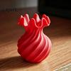 3D-печатная подставка для растений, спиральная волновая ваза, минималистичный держатель для цветов, декоративная ваза для свежих, устойчивая, с широким основанием или сухоцветов, художественный настольный аксессуар