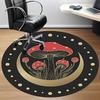 1pc Mushroom Fantasy Office Round Area Rug, Under Office Chairs Bedroom Living Room Home Decor, Room Deco, Available in Various Sizes