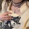 Готическая Панк Y2K Металлическая Подвеска Крест Ожерелье Для Женщин Мужчин Влюбленных Винтажное Многослойное Бусины Ожерелья 90-х EMO Шарм Украшения Подарок