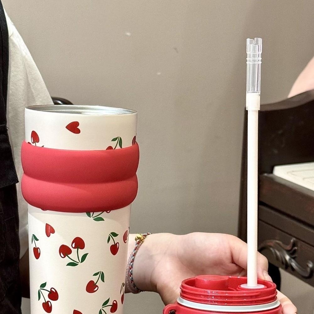 High-Capacity Thermos Water Bottle Stainless Steel Vacuum Cup Portable Insulation Cup Daily Use