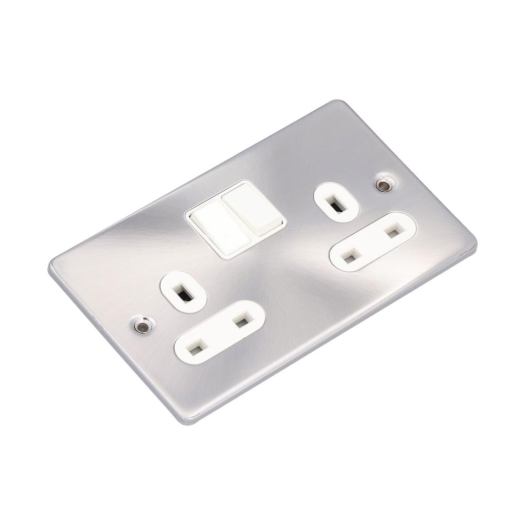 Wall Socket Dual Standard Electrical Outlet with Switch Power Supply Accessories 13A