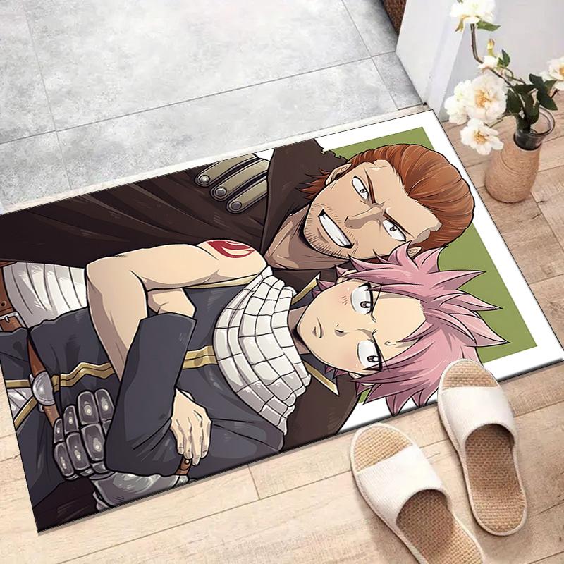 1 шт. Ковер с принтом в стиле Fairy Tail1 для спальни, гостиной, домашнего декора, нескользящий коврик, ковер для прикроватной зоны