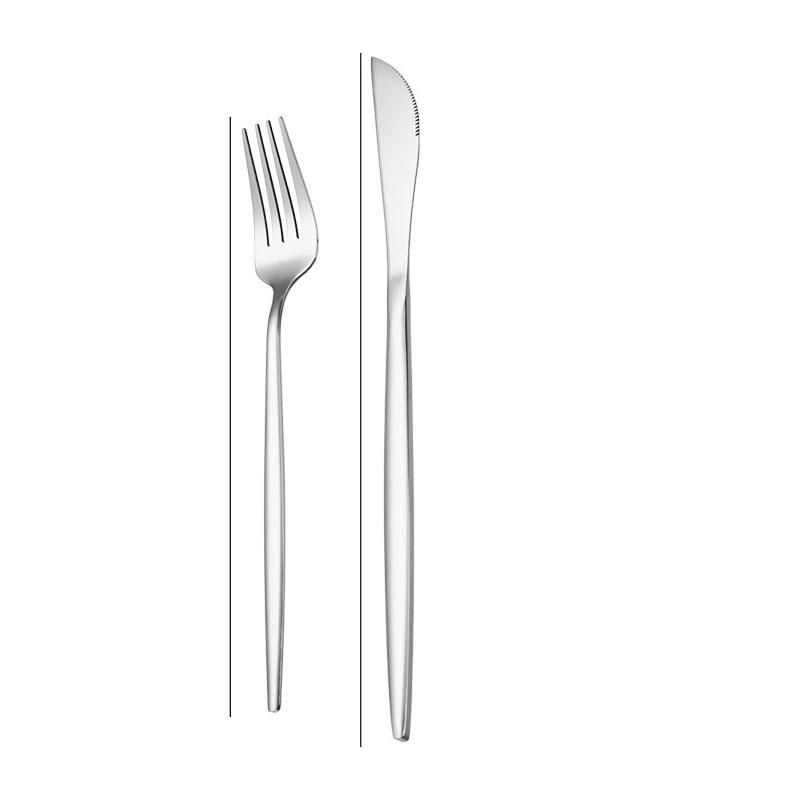 Набор столовых приборов из нержавеющей стали, 2 шт., нож и вилка, португальская кухня, праздничная посуда, многоразовая прочная посуда