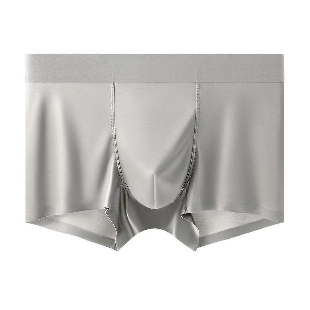 Men's Underwear Silk Boxer Briefs Short Breathable Ice Silk Boxer Shorts