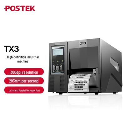 POSTEK TX3 RFID Гибкая Антиметаллизированная Промышленная Этикеточная Термопечать CN вилка (адаптер в комплекте)