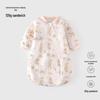 Baby Thermal Sleeping Bag: Quilted, U-Shape, Anti-Kick, Zipper, Newborn Pajamas for Spring/Autumn