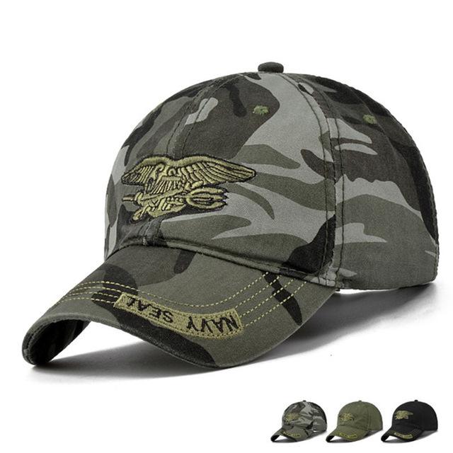 Повседневная бейсболка Snapback на открытом воздухе, летняя мужская темно-синяя камуфляжная хлопковая парусиновая бейсболка, шляпа от солнца