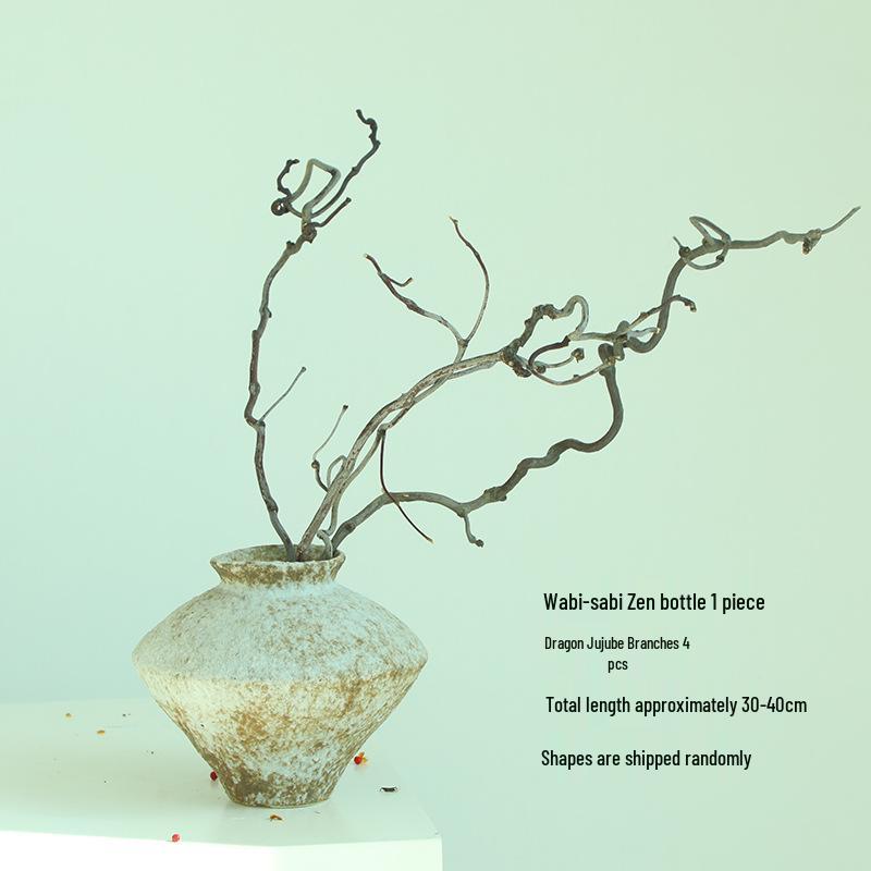 Изогнутые ветки зизифуса (ююбы) для ваби-саби икебаны и дзен-искусства