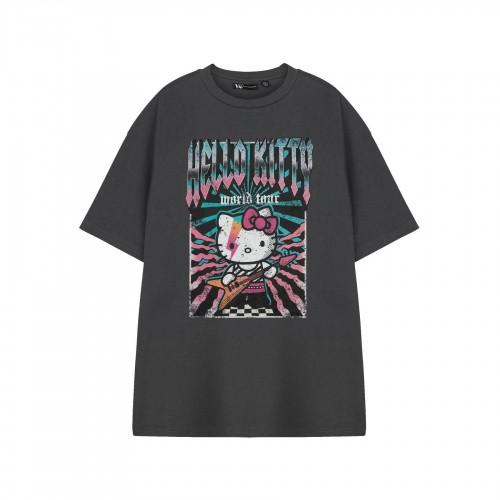 Hello Kitty Женская/дамская футболка с короткими рукавами World Tour