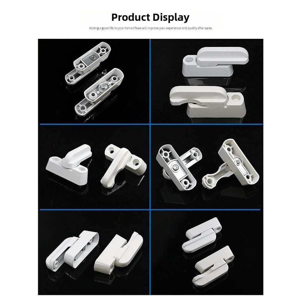 1 шт. Пластиковый сплав цинка Т-образный замок Замок для окна двери дома балкона Замена Безопасность Замок для окна двери Засов-ручка с подметанием