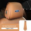 PPWE7 1/2PCS Leather Car Seat Headrest Protective Cover Auto Interior Accessories For Ford Escort KA Flex Everest KA Expedition Falcon