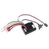 HAMILO RC Автомобильный ESC, Совместим с щеточным двигателем, Водонепроницаемый (черный)