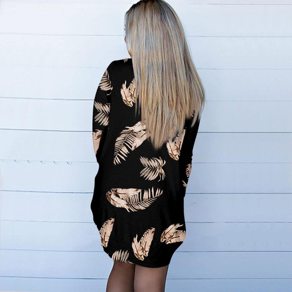 Женская модная свободная повседневная однотонная куртка-кардиган с карманами и длинными рукавами, топы